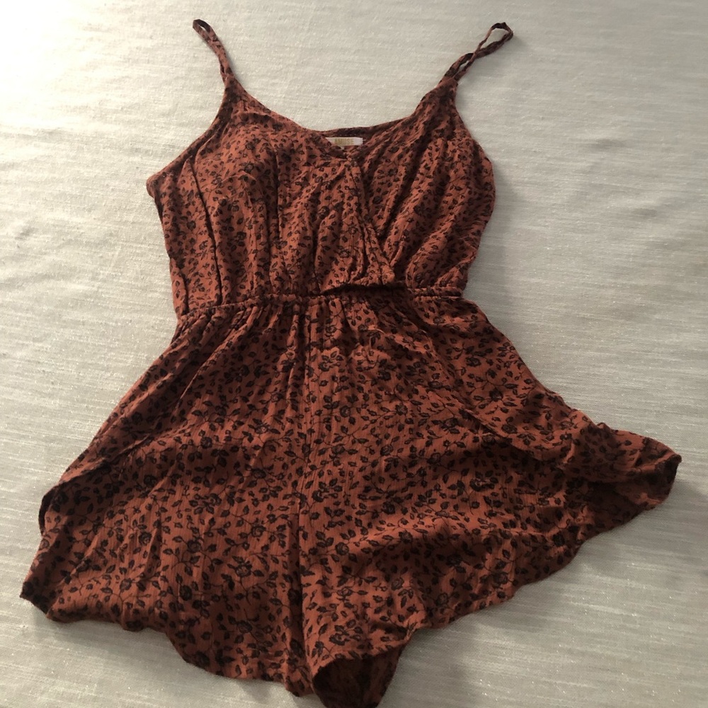 Floral Patterned Romper